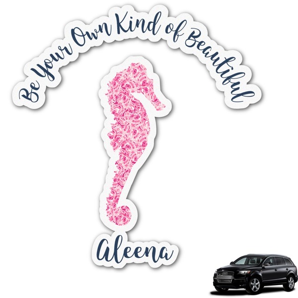 Custom Preppy Graphic Car Decal (Personalized)