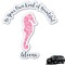 Preppy Graphic Car Decal