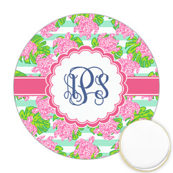 Preppy Printed Cookie Topper - Round (Personalized)