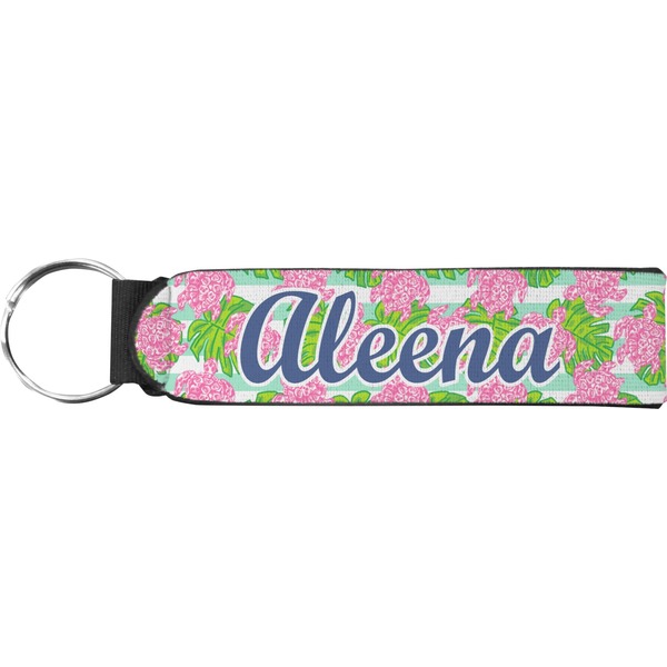 Custom Preppy Neoprene Keychain Fob (Personalized)