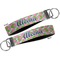 Preppy Key-chain - Metal and Nylon - Front and Back