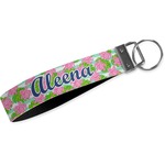 Preppy Wristlet Webbing Keychain Fob (Personalized)