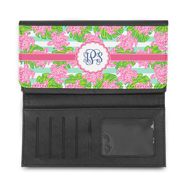 Preppy Ladies Wallet - Half Way Open