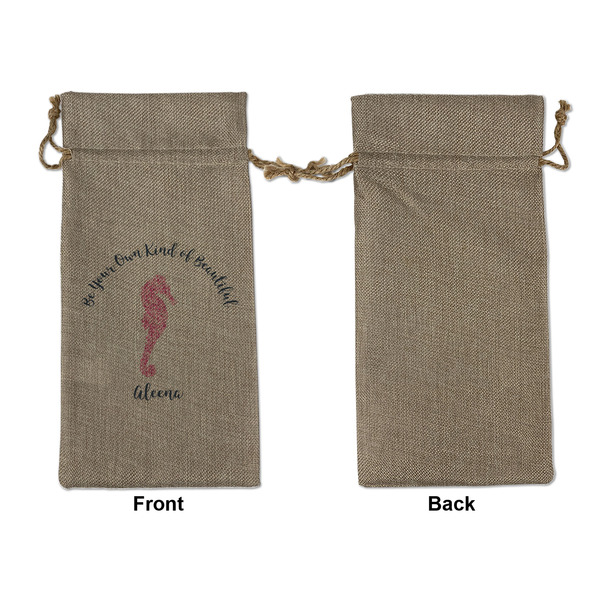 Preppy Large Burlap Gift Bags - Front Approval