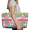 Preppy Large Rope Tote Bag - In Context View