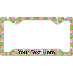 Preppy License Plate Frame - Style C (Personalized)