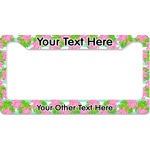 Preppy License Plate Frame - Style B (Personalized)