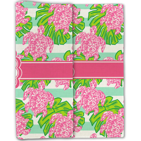 Preppy Linen Placemat - Folded Half (double sided)