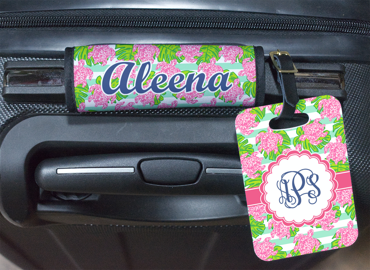 Preppy Plastic Luggage Tag (Personalized) YouCustomizeIt
