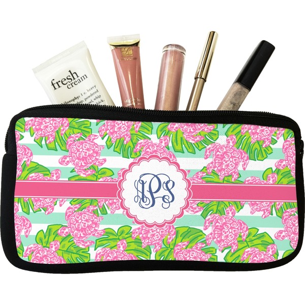 Custom Preppy Makeup / Cosmetic Bag - Small (Personalized)
