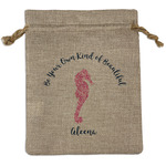 Preppy Burlap Gift Bag (Personalized)