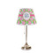 Preppy Poly Film Empire Lampshade - On Stand