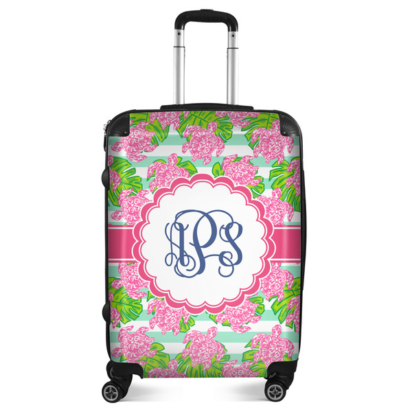 Custom Preppy Suitcase - 24" Medium - Checked (Personalized)