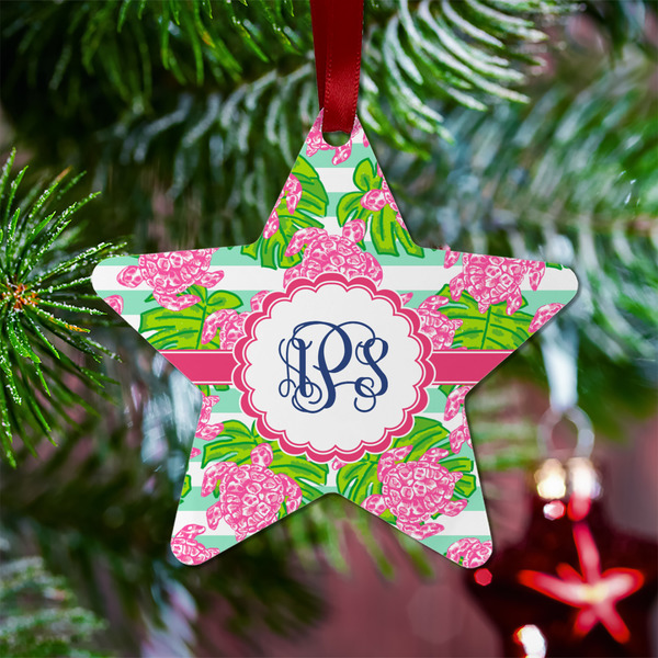 Preppy Metal Star Ornament - Lifestyle