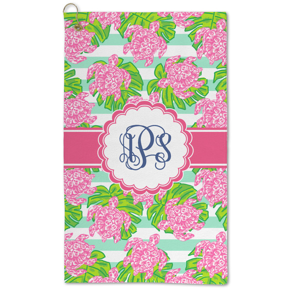 Custom Preppy Microfiber Golf Towel - Large (Personalized)