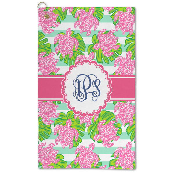 Custom Preppy Microfiber Golf Towel - Large (Personalized)