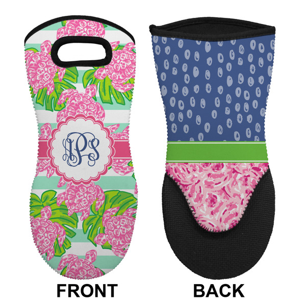 Preppy Neoprene Oven Mitt (Front & Back)