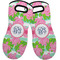 Preppy Neoprene Oven Mitts - Set of 2 w/ Monogram