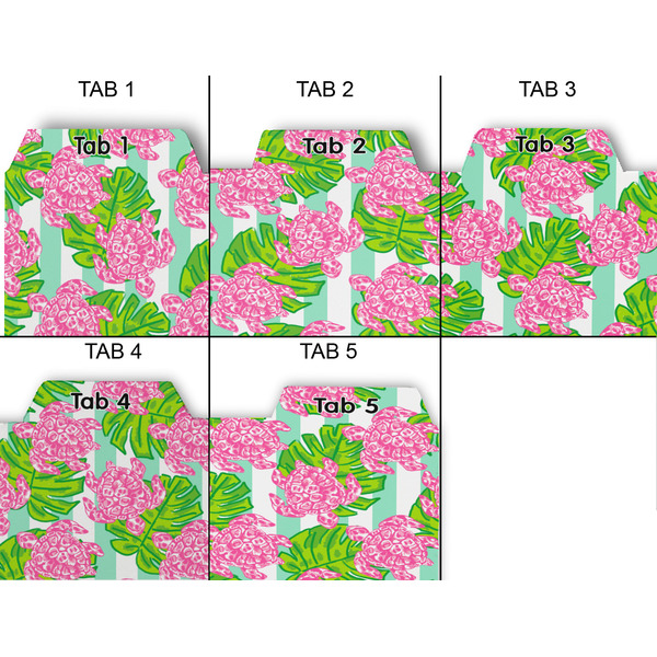 Preppy Page Dividers - Set of 5 - Approval