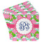 Preppy Paper Coasters w/ Monograms