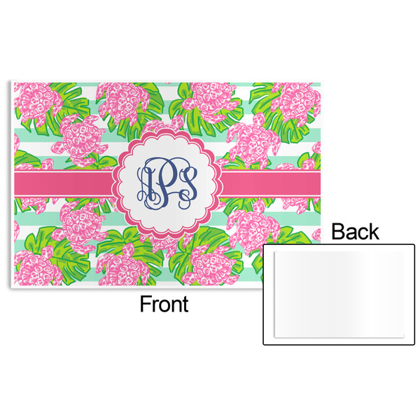 Preppy Disposable Paper Placemat - Front & Back