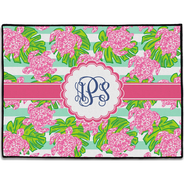 Custom Preppy Door Mat - 24"x18" (Personalized)