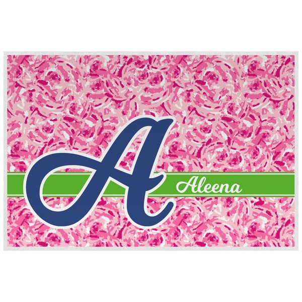 Preppy Personalized Placemat (Back)