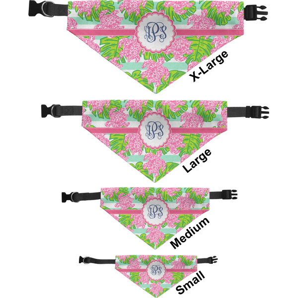 Preppy Pet Bandana Sizes