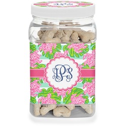 Preppy Dog Treat Jar (Personalized)
