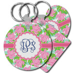 Preppy Plastic Keychain (Personalized)