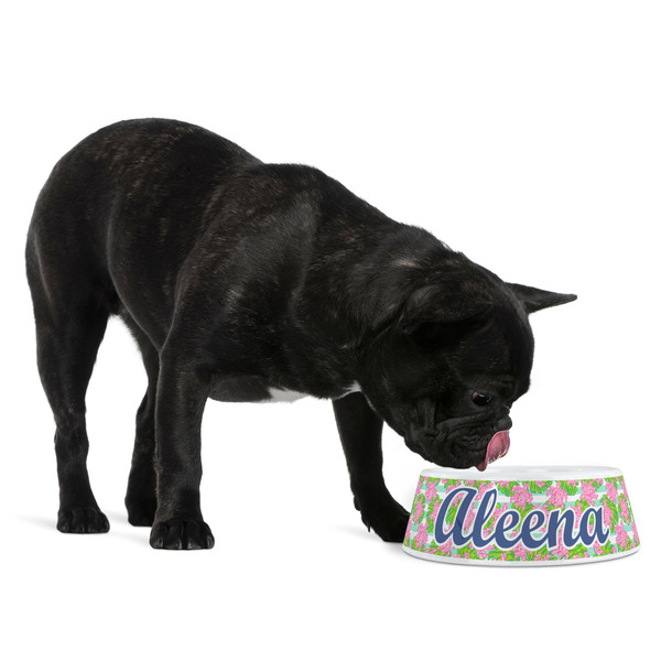 Preppy Plastic Pet Bowls - Medium - LIFESTYLE