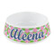Preppy Plastic Dog Bowl - Small (Personalized)