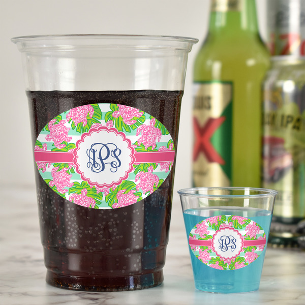 Preppy Plastic Shot Glasses - In Context