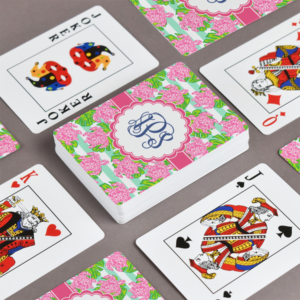 Preppy Playing Cards - Front & Back View