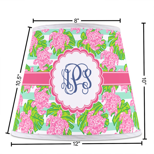 Preppy Poly Film Empire Lampshade - Dimensions