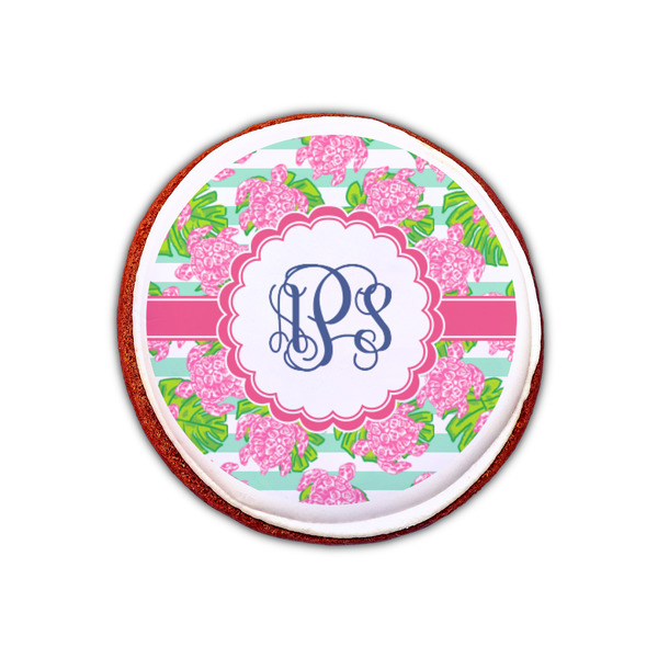 Preppy Printed Icing Circle - XSmall - On Cookie