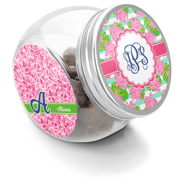 Custom Preppy Puppy Treat Jar (Personalized)