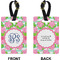 Preppy Rectangle Luggage Tag (Front + Back)