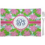 Preppy Rectangular Glass Appetizer / Dessert Plate - Single or Set (Personalized)