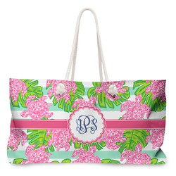 Preppy Large Tote Bag with Rope Handles (Personalized)