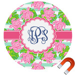 Preppy Round Car Magnet - 6" (Personalized)
