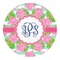 Preppy Round Decal - Medium (Personalized)