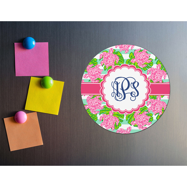 Preppy Round Fridge Magnet - LIFESTYLE