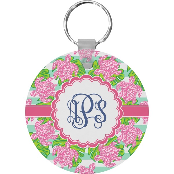 Preppy Round Keychain (Personalized)