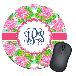 Preppy Round Mouse Pad (Personalized)