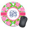 Preppy Round Mouse Pad