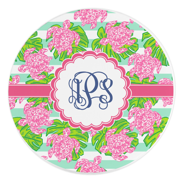 Custom Preppy Round Stone Trivet (Personalized)
