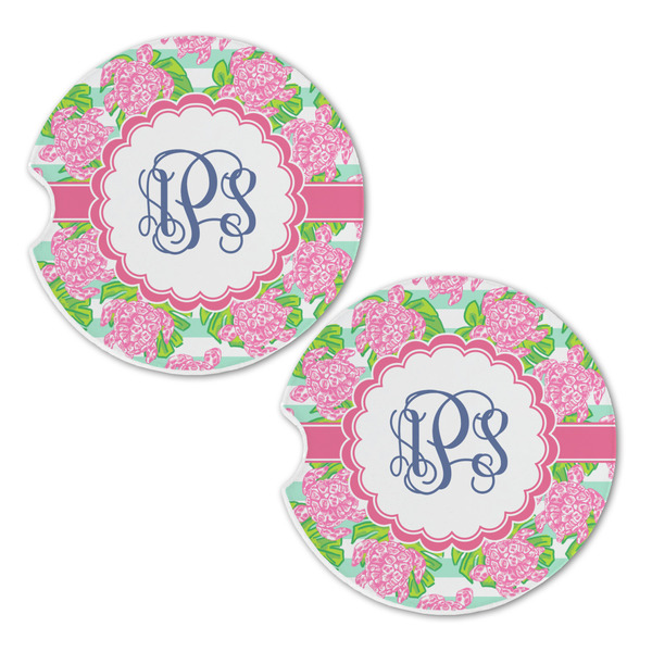 Preppy Sandstone Car Coasters - Set of 2