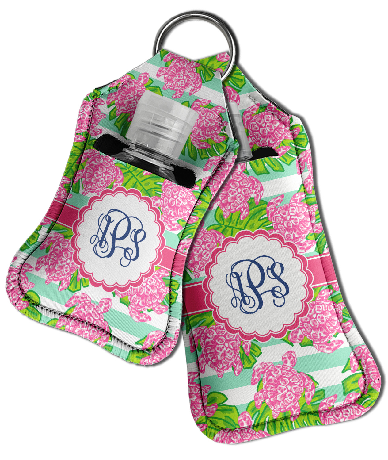 Custom Preppy Hand Sanitizer & Keychain Holder (Personalized