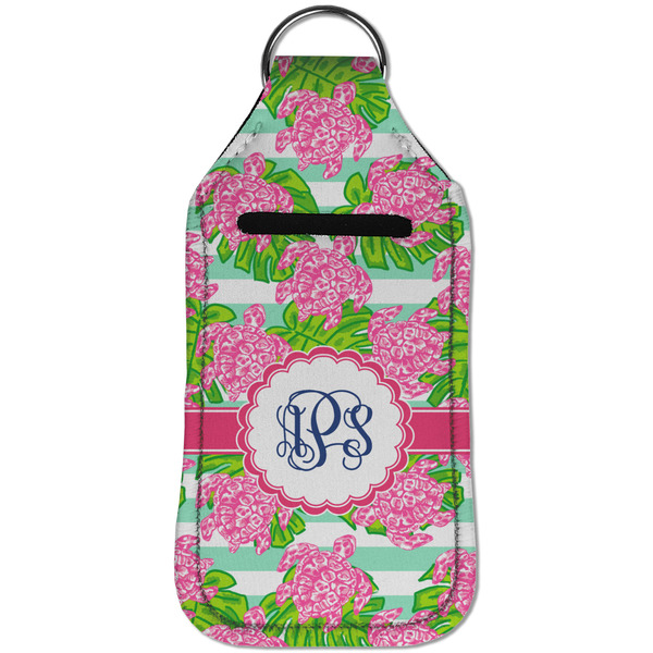 Preppy Sanitizer Holder Keychain - Large (Front)